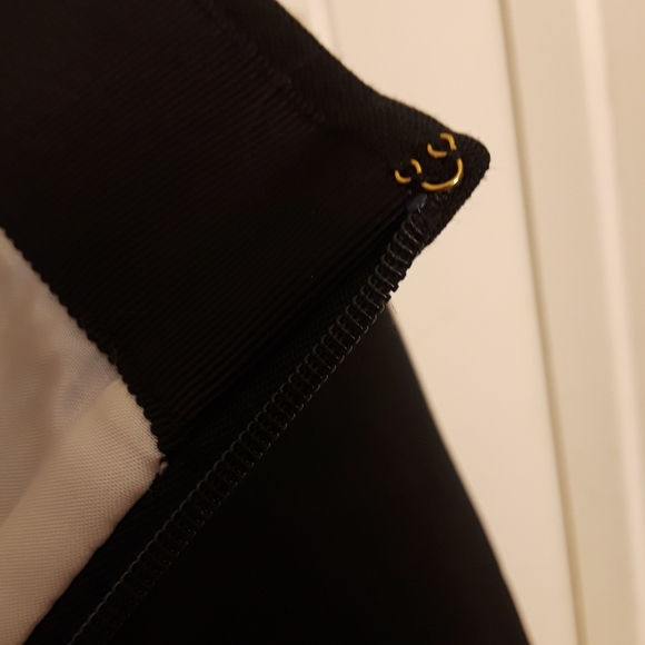 Kate Spade Skirt 10 Color Block A-line Skirt Black White See Measurements - Picture 13 of 16